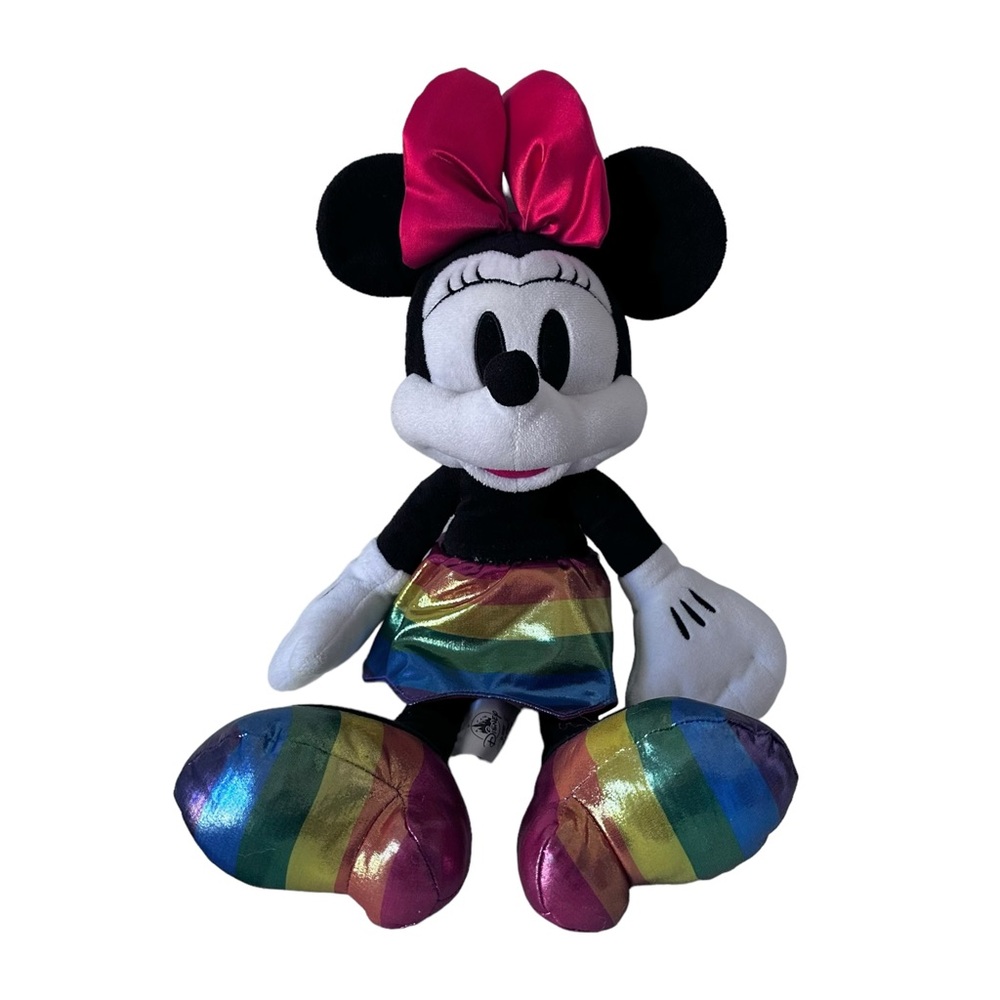 Disney Minnie Mouse Rainbow Collection Pride Month 17" Plush